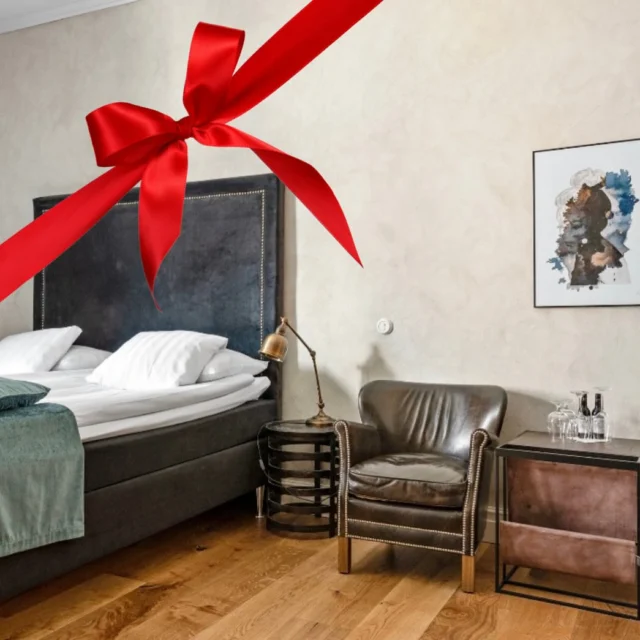 Gör någon riktigt glad i jul - ge bort en natt på hotell! 

Presentkortet kostar 695kr och då ingår dubbelrum samt en lyxig hotellfrukost i vårt ljusa orangeri. 

Läs mer på wisbyhotelgroup.se/erbjudanden