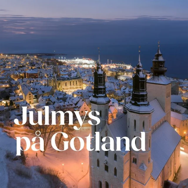 Koppla bort julstressen och låt dig svepas in i julmyset på Gotland och i Visby. Strosa runt i gränderna, besök charmiga hantverksbutiker och passa på att julhandla i lugn och ro ❤️

Checka in hos oss på Donners hotell för 695kr/natt. 
Läs mer och boka på wisbyhotelgroup.se/erbjudanden